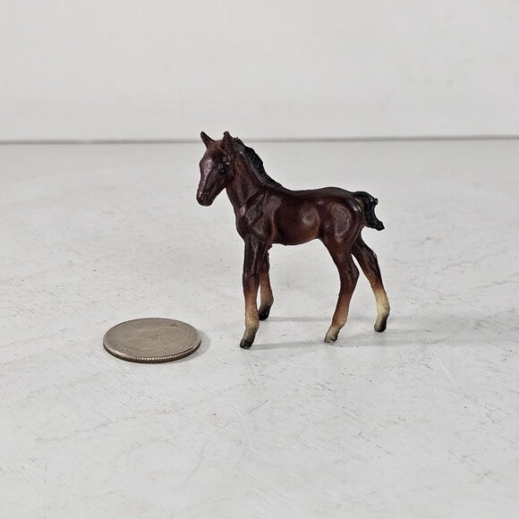 Breyer Stablemate Standing Thoroughbred Foal Dark Bay Horse #3085 G1 - Picture 2 of 9